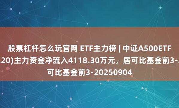 股票杠杆怎么玩官网 ETF主力榜 | 中证A500ETF富国(563220)主力资金净流入4118.30万元，居可比基金前3-20250904